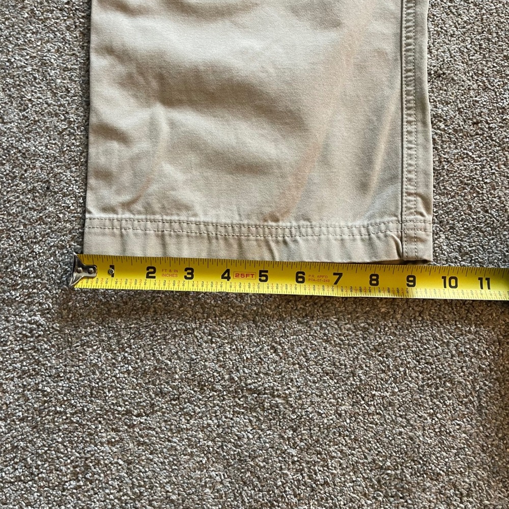 Mens Royal Robbins Outdoor Travel Pants 36x30 Khaki Tan Excellent Utility Canvas - Picture 7 of 7